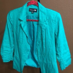Forever 21 green blazer